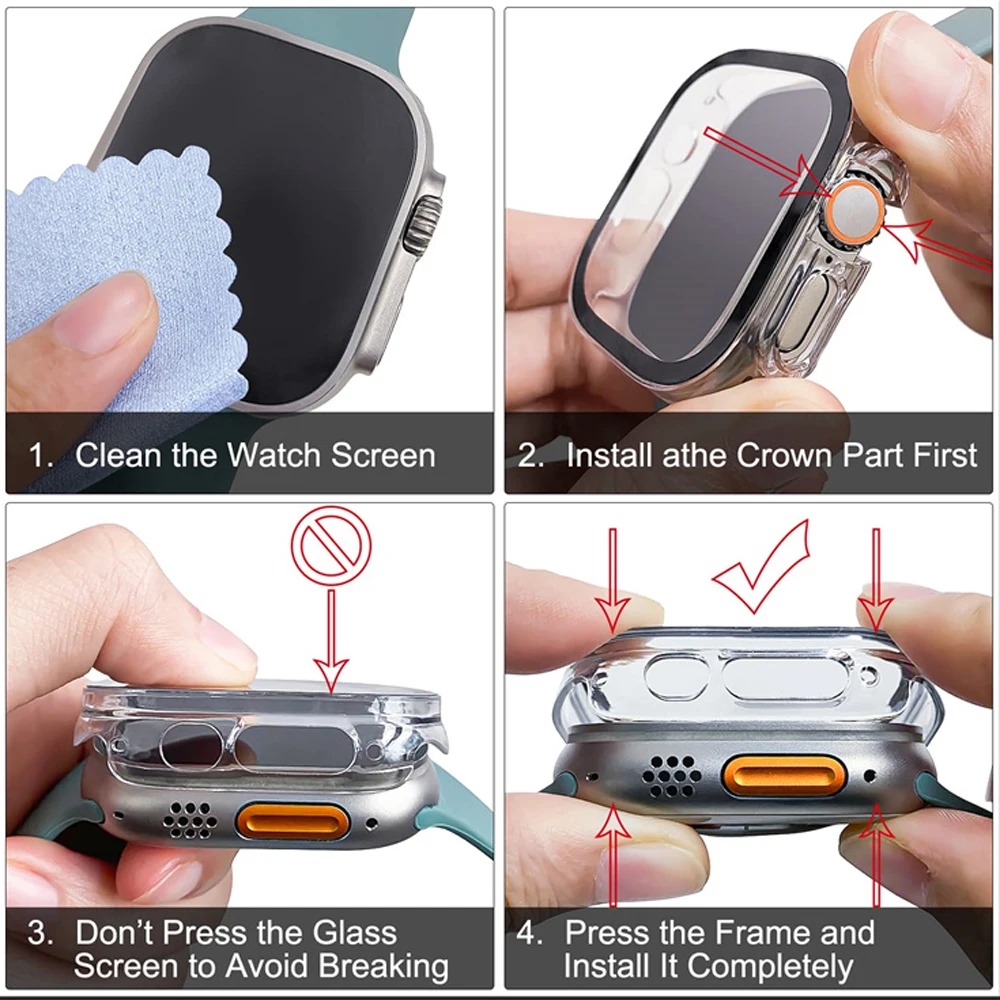 Glass+case For Apple Watch Ult - Luxury Watch Ap review and price