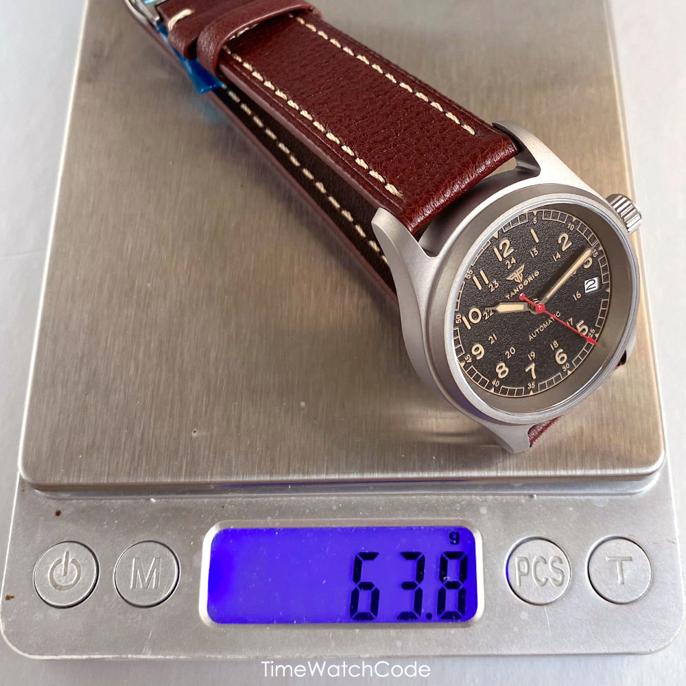 Customized Watch Titanium NH35 - Automatic Pilot Watch review and price
