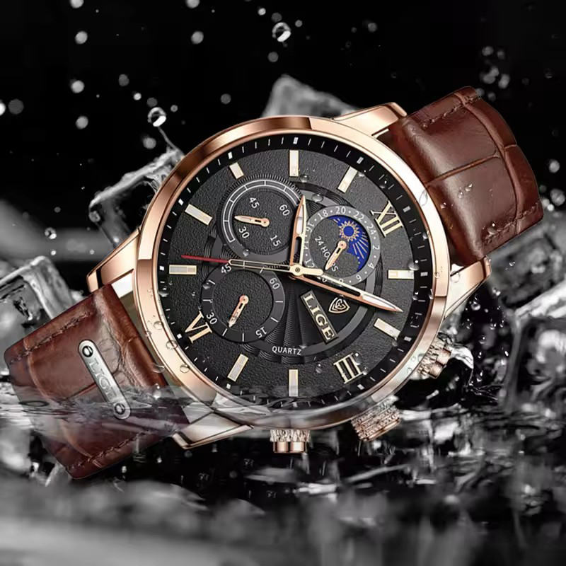 Men's Watches LIGE Top Brand L - Luxury Watch Holder For Men review and price