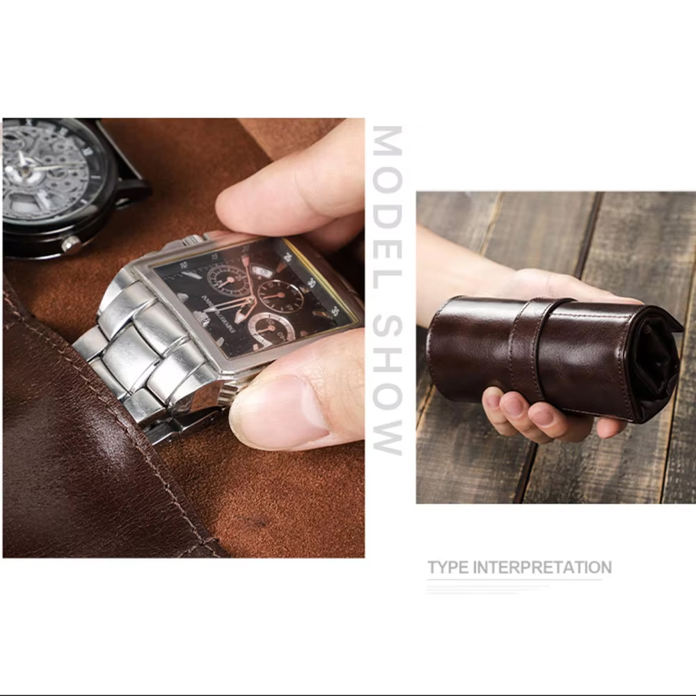 100% Genuine Cowhide Leather W - Luxury Watch Stand review and price